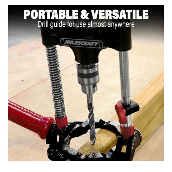Milescraft 1318 DrillMate Portable Drillling Guide Precision Drilling Jig Tool - Picture 6 of 11